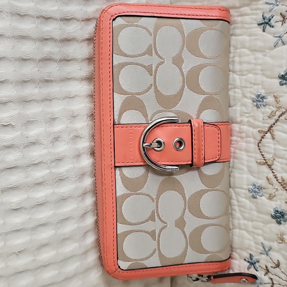 🤎HP🤎Coach Soho Vintage Zip Around Wallet - Picture 10 of 14